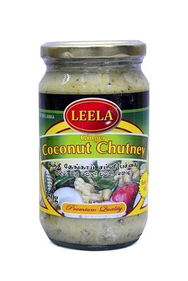 Leela Ginger Coconut Chutney - Green 12 x 350 g