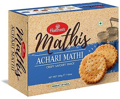 Haldiram Achari Mathi 12 x 200 g