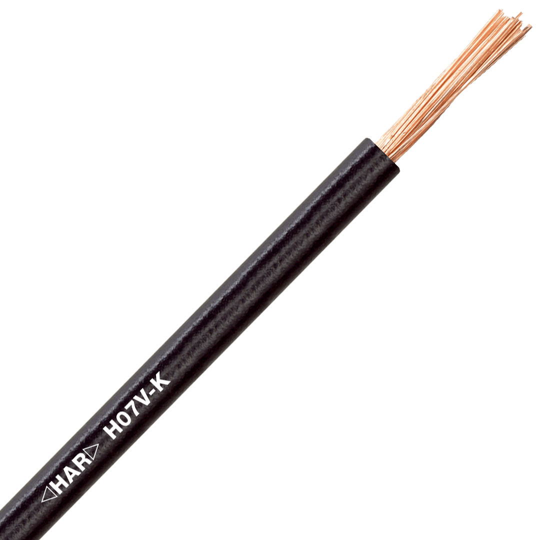 Câble de batterie noir H07V-K 6-10 - 16-25 - 35 - 50 - 70 ou 95 mm2 - Câble  de batterie 100 % cuivre OFC - Vendu au mètre - 6mm2-10mm2-16mm2-35mm2-50mm2-70mm2  + 95mm2 : : High-Tech