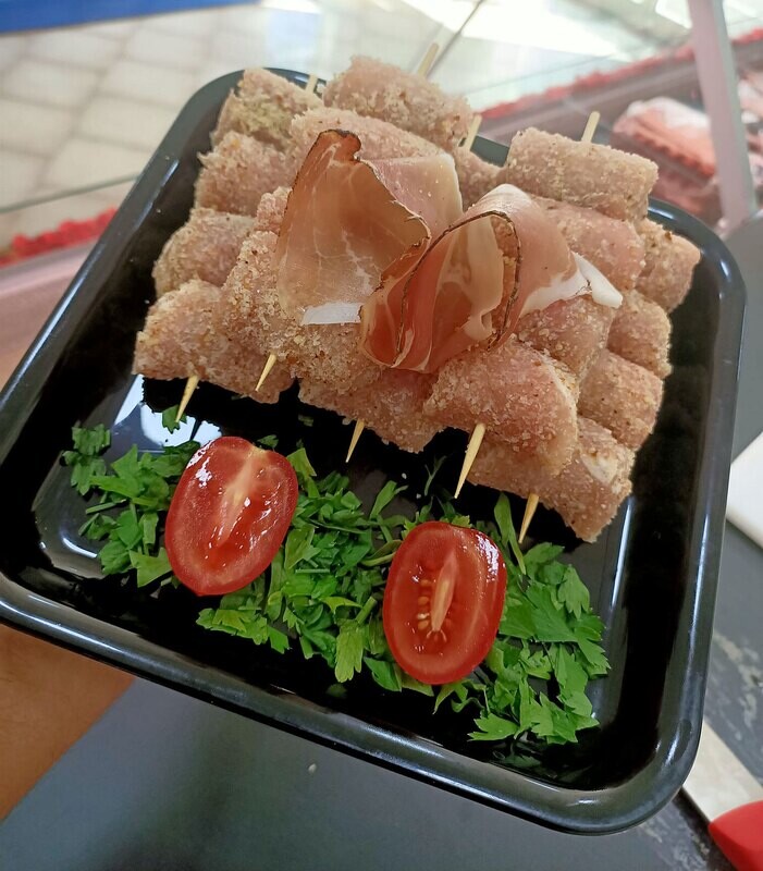 Involtini Speck e Scamorza affumicata
