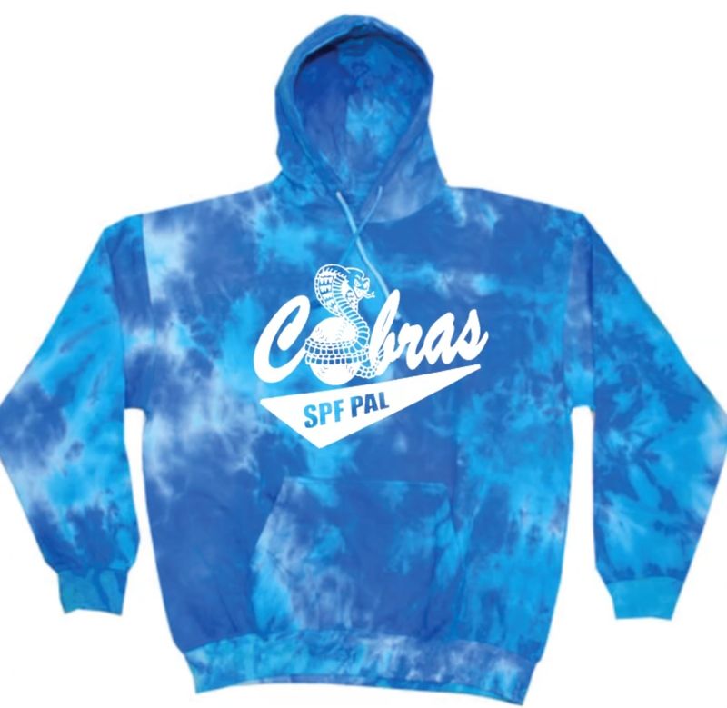 *New Item! TIE DYE COBRAS SOFTBALL ADULT &amp; YOUTH HOODED SWEATSHIRT
