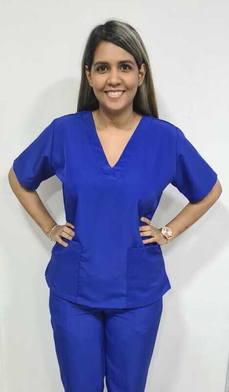 Conjunto antifluido cuello en V