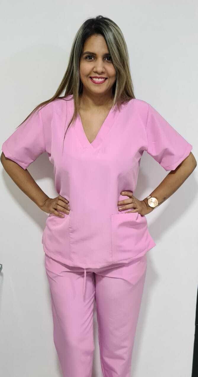 Conjunto antifluido cuello en V