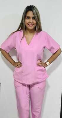 Conjunto antifluido cuello en V