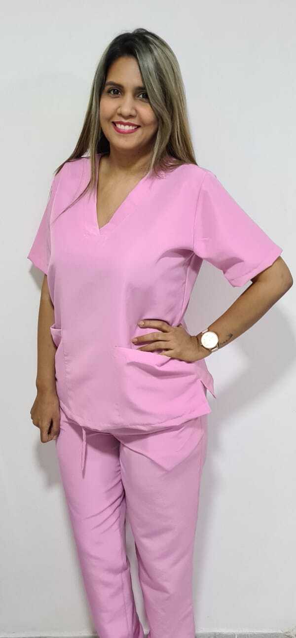 Conjunto antifluido cuello en V