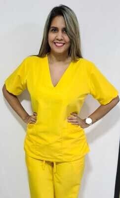 Conjunto antifluido cuello en V