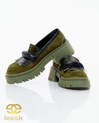 Thandeka Green/olive Loafer