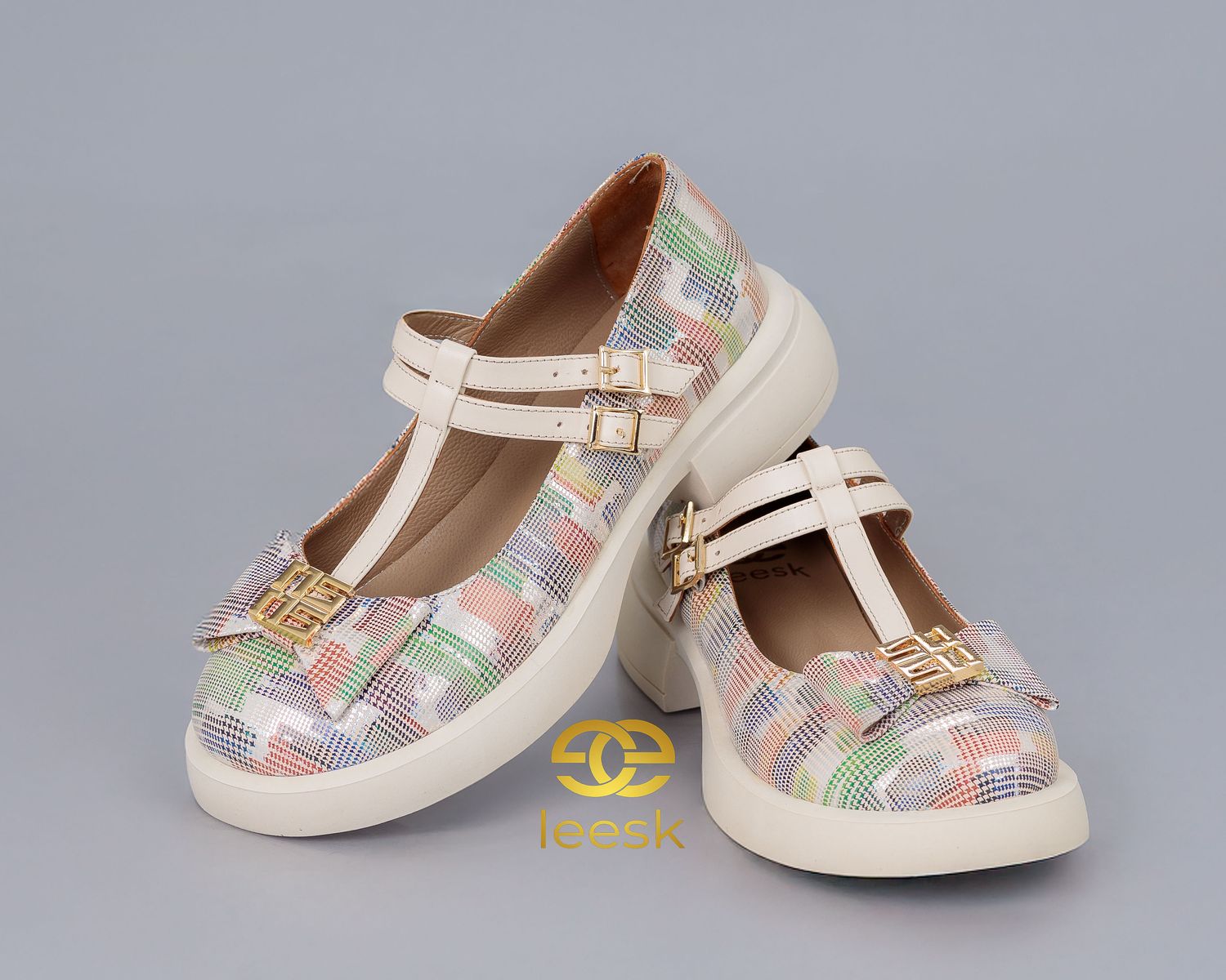 Otty floral leather shoe