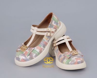 Otty floral leather shoe