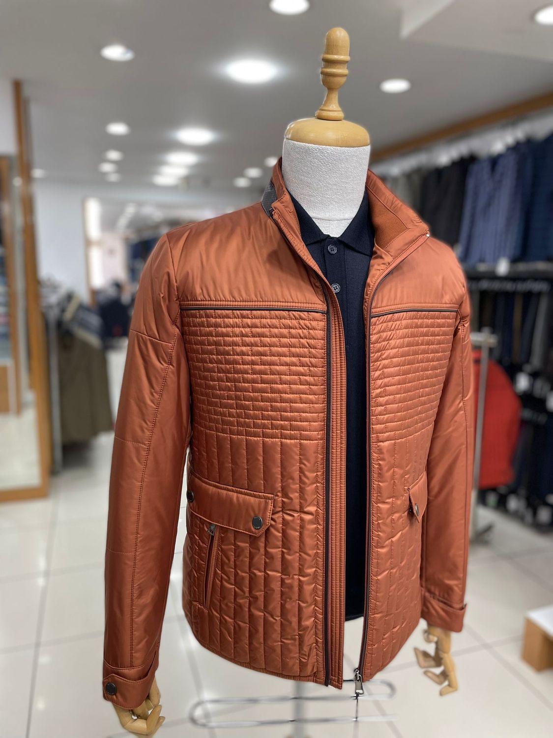Sthembiso orange jacket