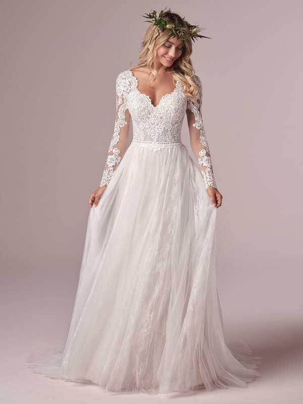 Boho wedding dress