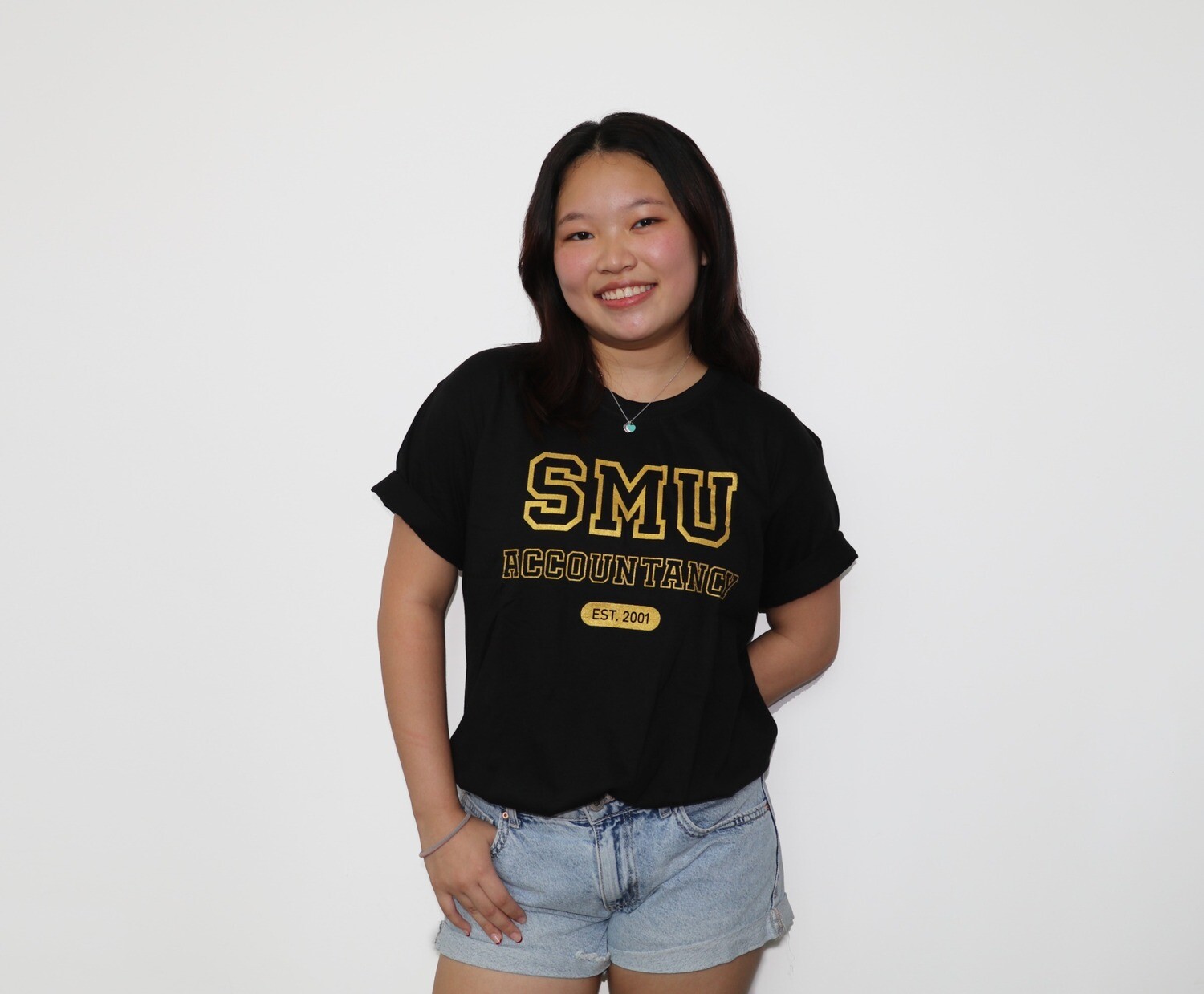 [SOLD OUT] Black &amp; Gold Cotton T-Shirt
