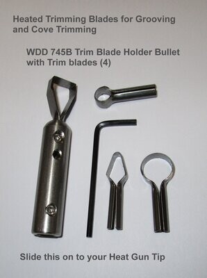 11A Trim Blade Holder Bullet with Trim Blades (4) WDD 745B