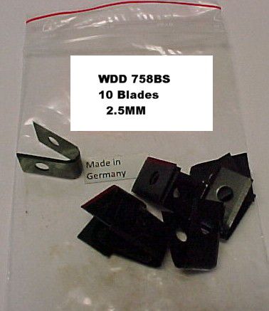 2K) Blades 2.5MM Wide WDD 758BS