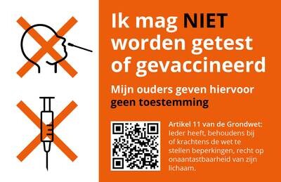 Geen toestemmingskaartje kind