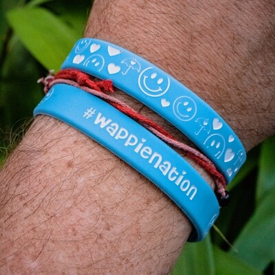 Polsbandje
#WAPPIENATION - Blauw - L