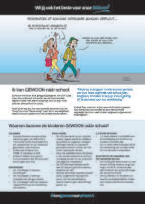 Flyer A5 Ik kan gewoon naar school