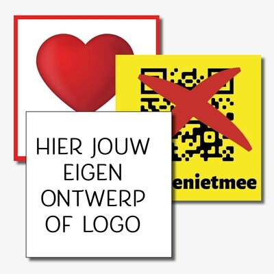 Stickers met jouw eigen ontwerp