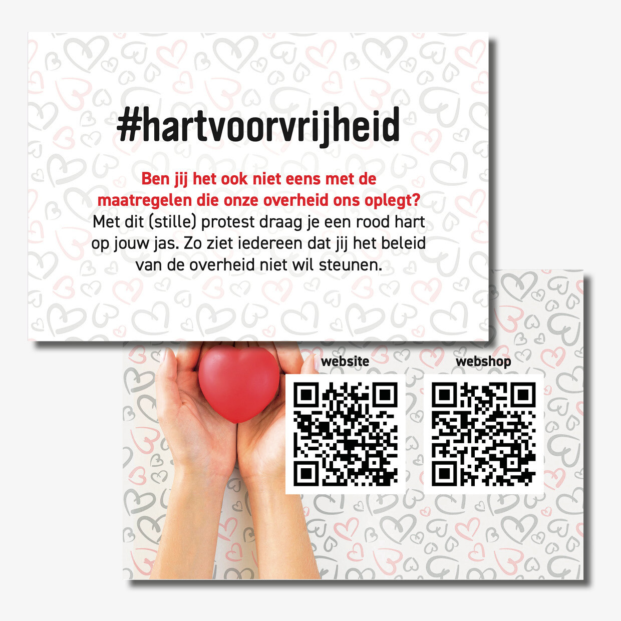 Visitekaartje #Hartvoorvrijheid