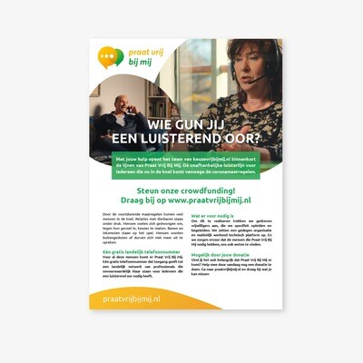 A5 flyer Praat Vrij Bij Mij
