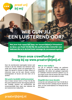 A5 flyer Praat Vrij Bij Mij