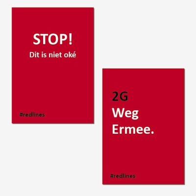 Poster 
#redlines deel 1