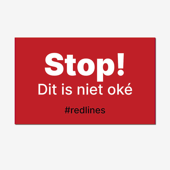 #redlines stickers (50 stuks)
