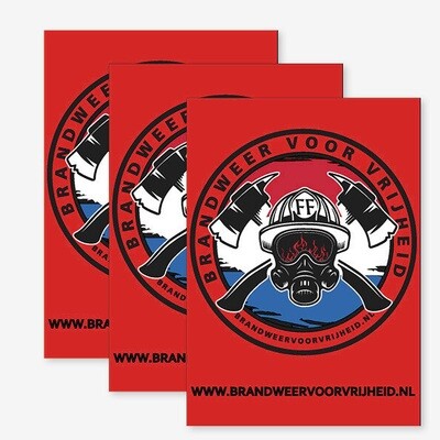 100 Flyers Brandweer voor Vrijheid