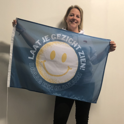 Laat je gezicht zien - vlag