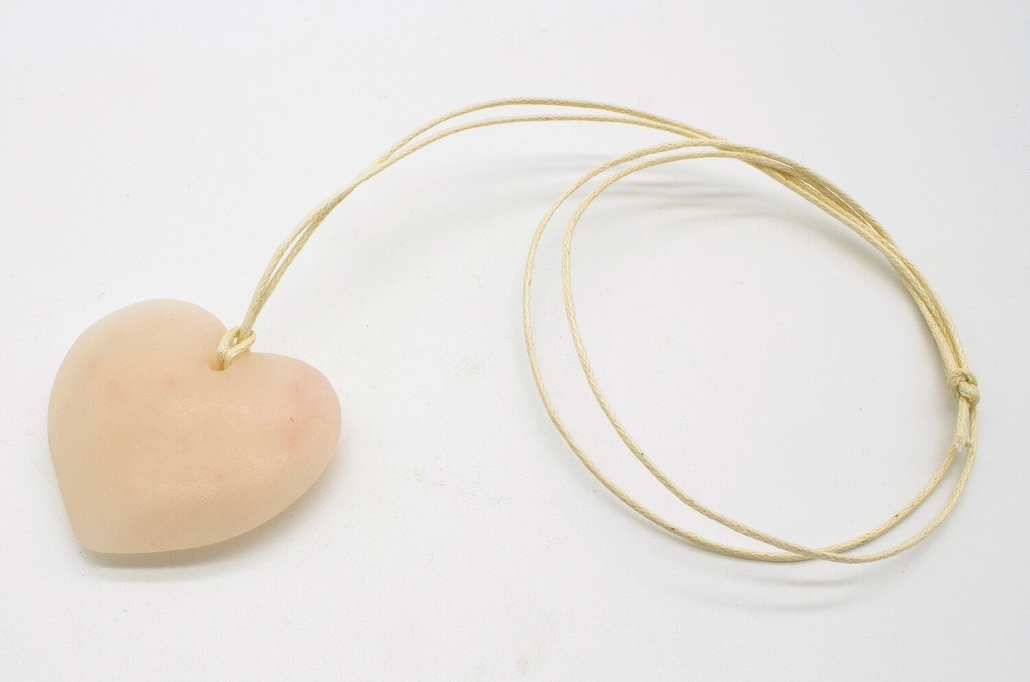 Kunstwerk Amulet speksteen hart - 1 stuk