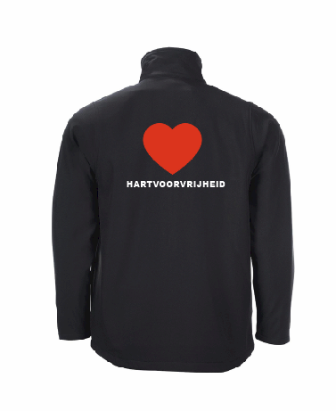 Softshell heren HARTVOORVRIJHEID