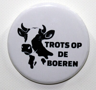 Button TROTS OP DE BOEREN