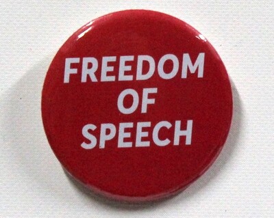 Button Freedom of speech
