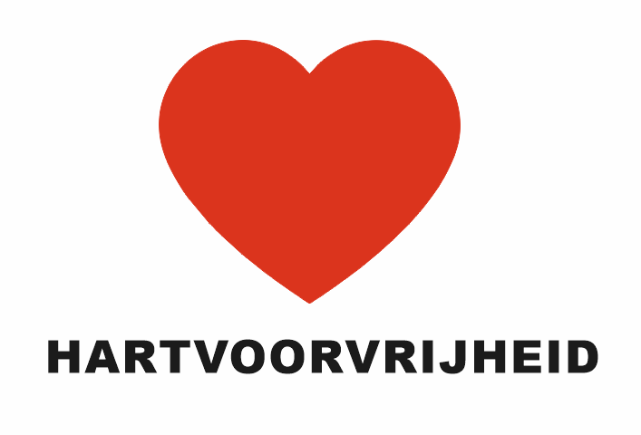 Autostickers HARTVOORVRIJHEID met tekst