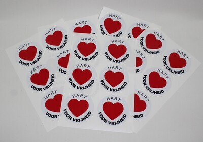 Autostickers HARTVOORVRIJHEID ROND