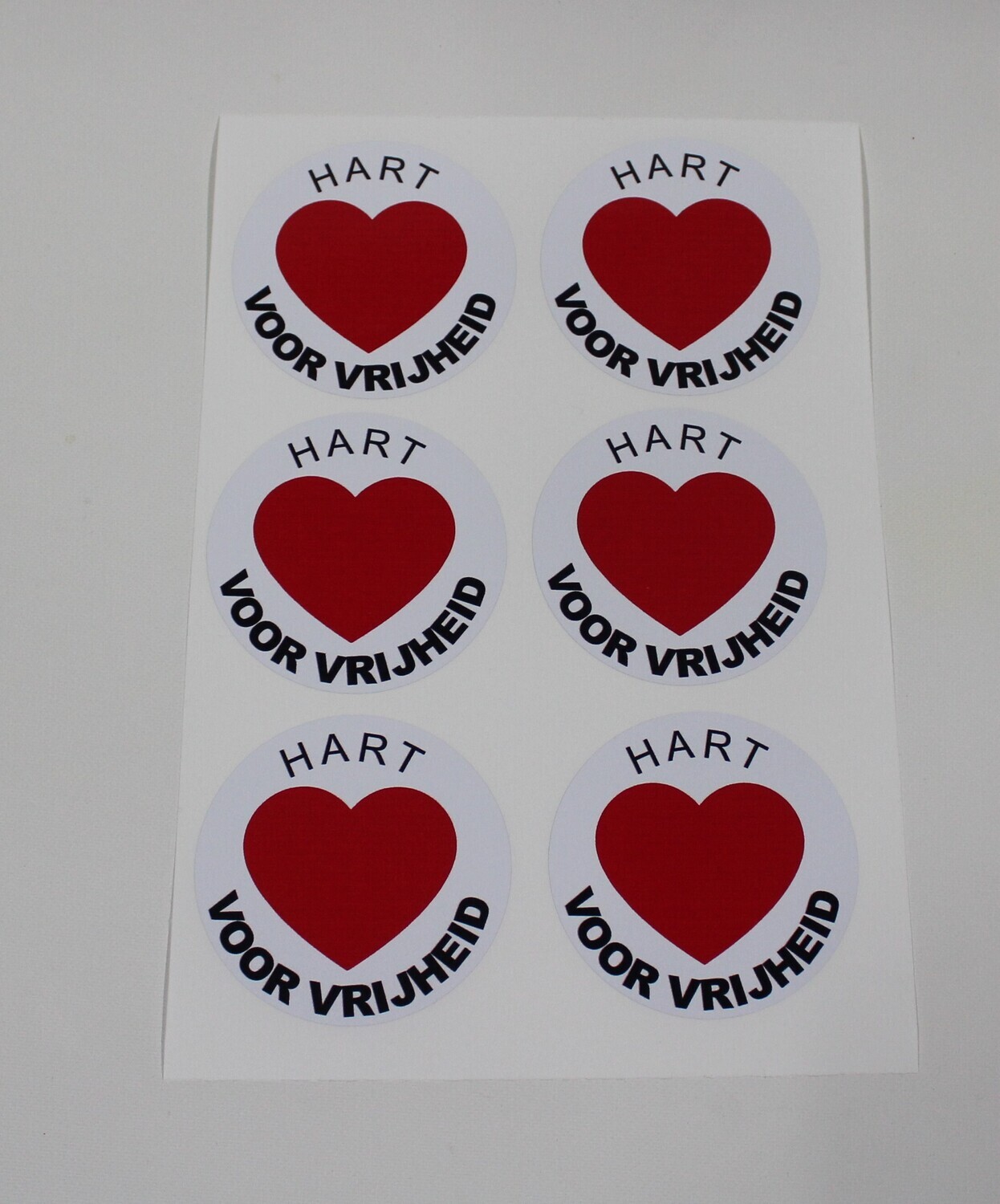 Autostickers HARTVOORVRIJHEID ROND