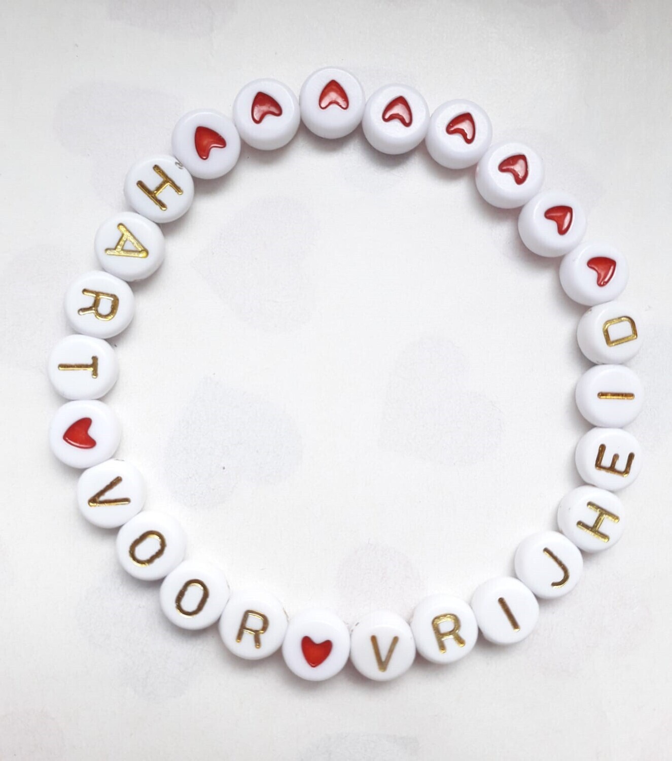 Armbandje HARTVOORVRIJHEID