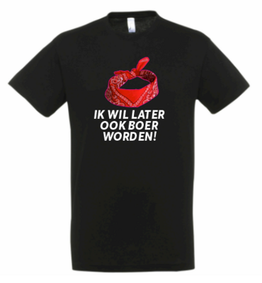 Kinder T-shirt  Ik wil later ook boer worden
