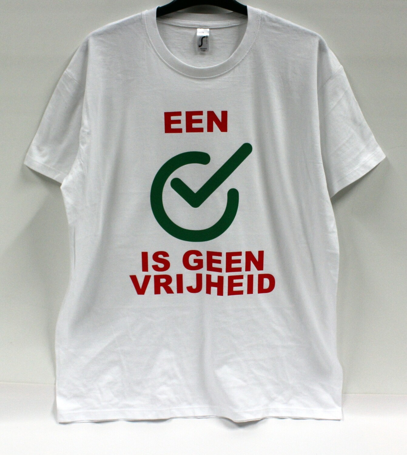 T-shirt  Een groen vinkje