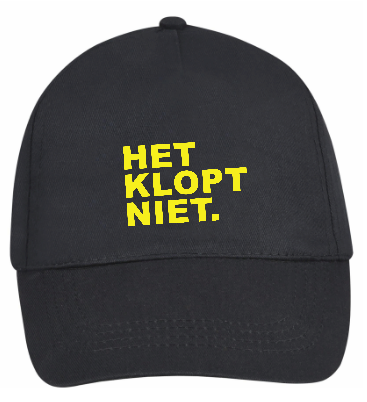 Cap HET KLOPT NIET.