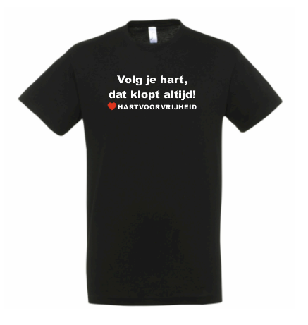 T-shirt  Volg je hart