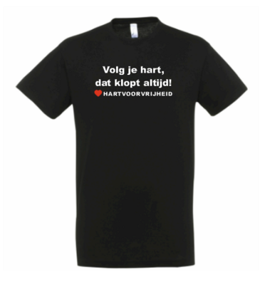 T-shirt  Volg je hart