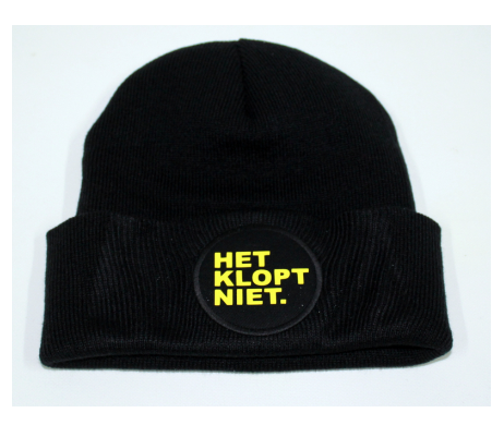 Beanie HET KLOPT NIET.