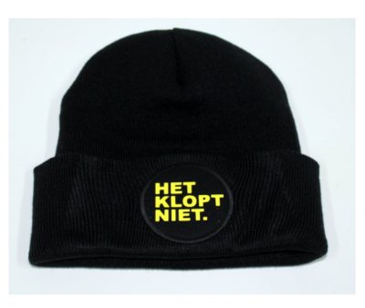 Beanie HET KLOPT NIET.