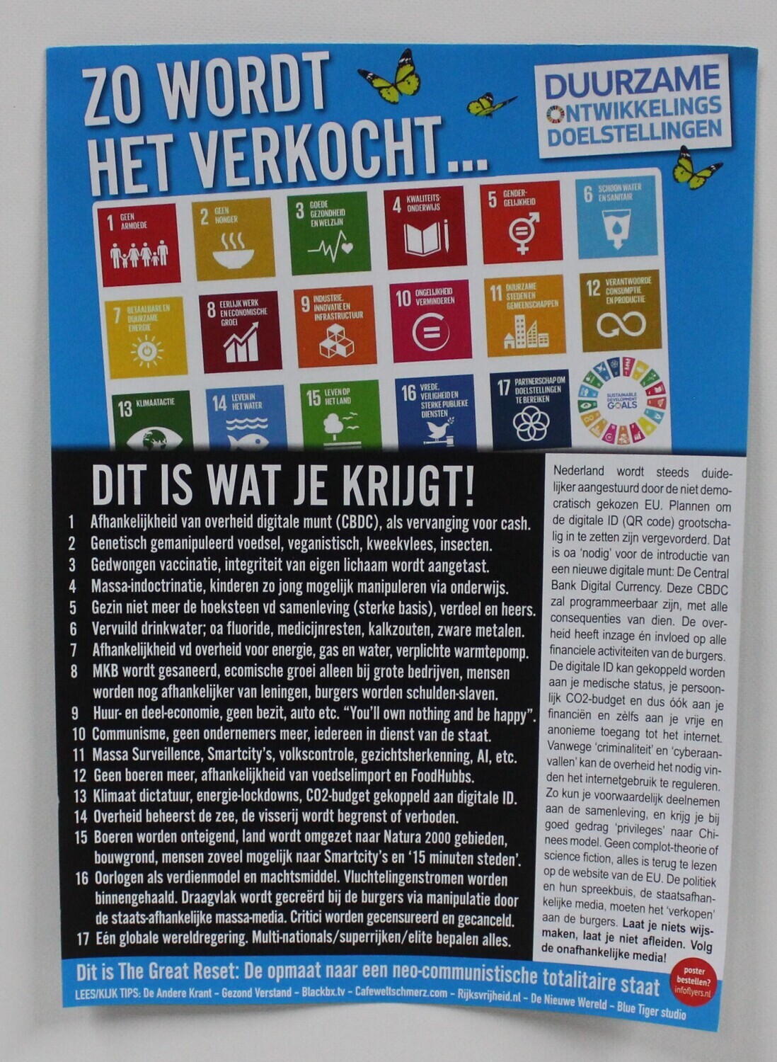 A4 POSTER Zo wordt het verkocht