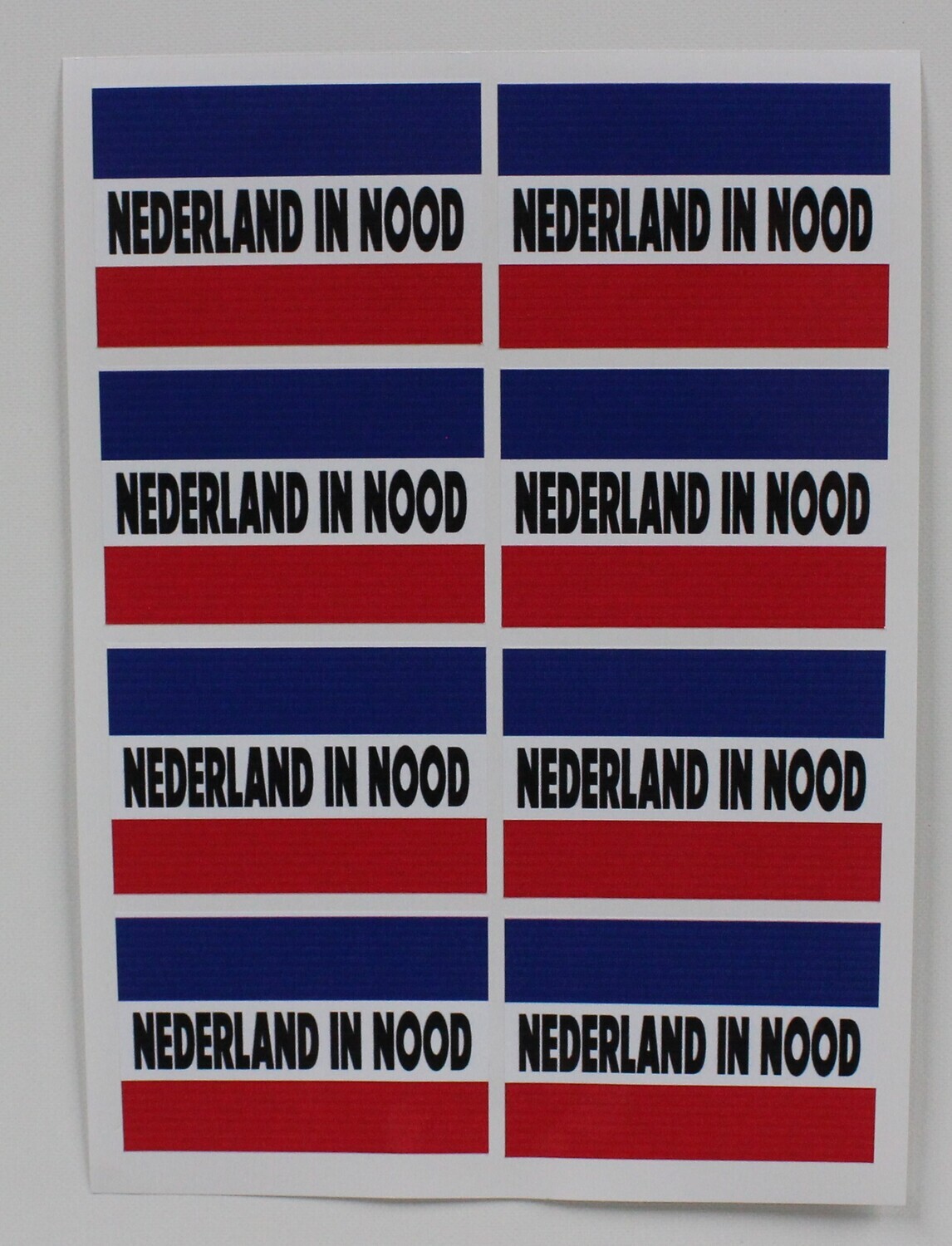 Autostickers NEDERLAND IN NOOD