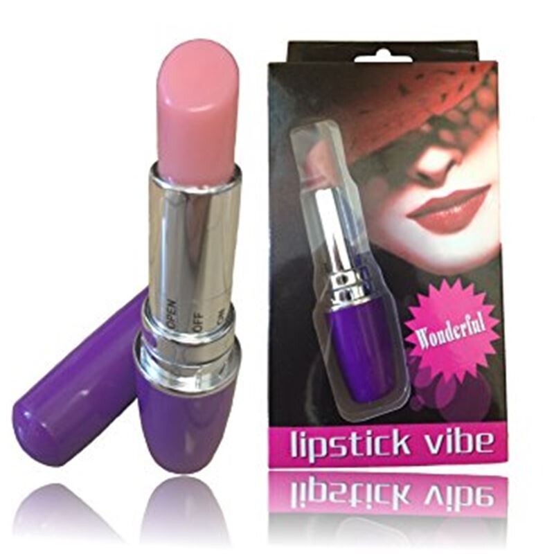 LAPIZ LABIAL CON VIBRADOR - LIPSTIK 9.4X3.4CM