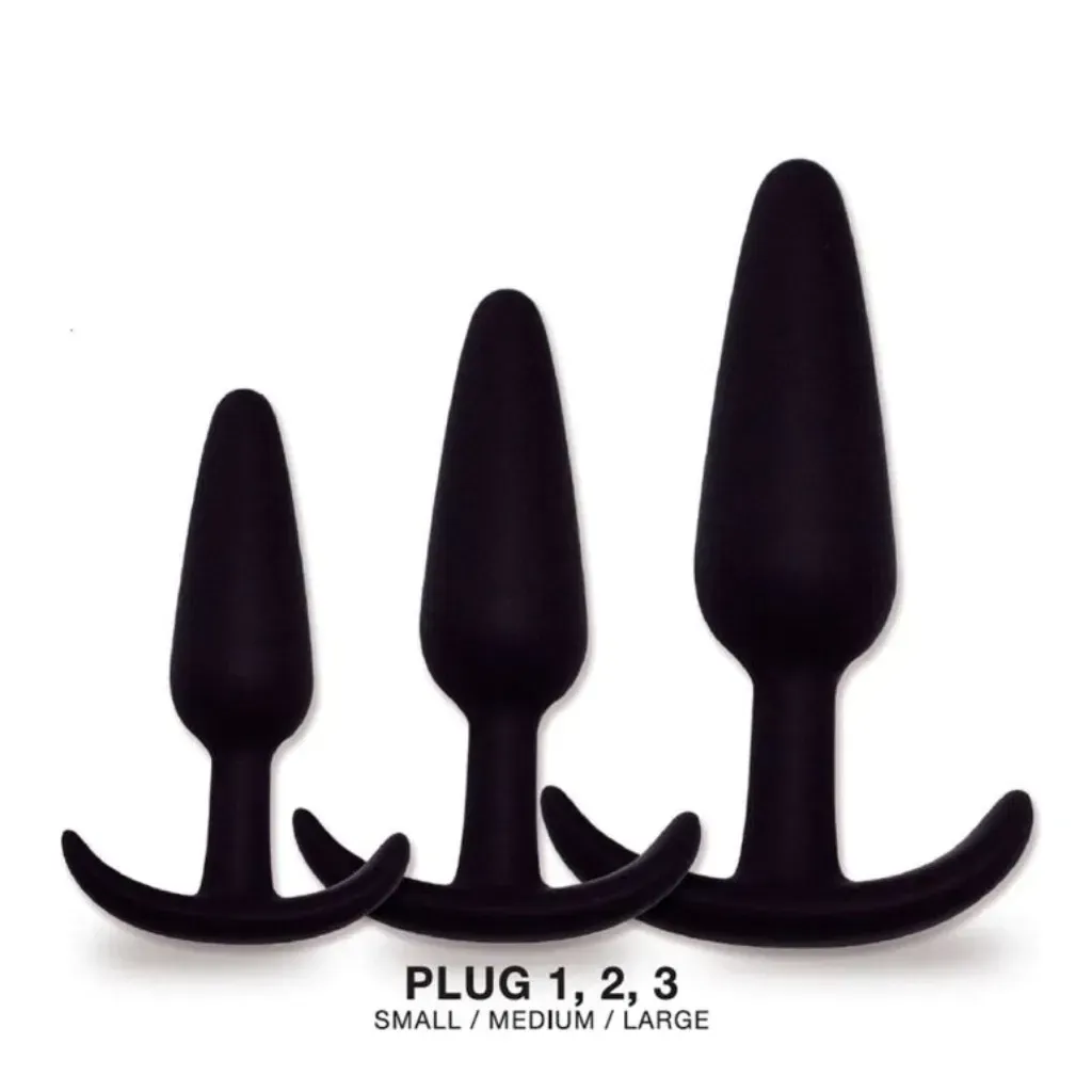 Kit plug anal silicone