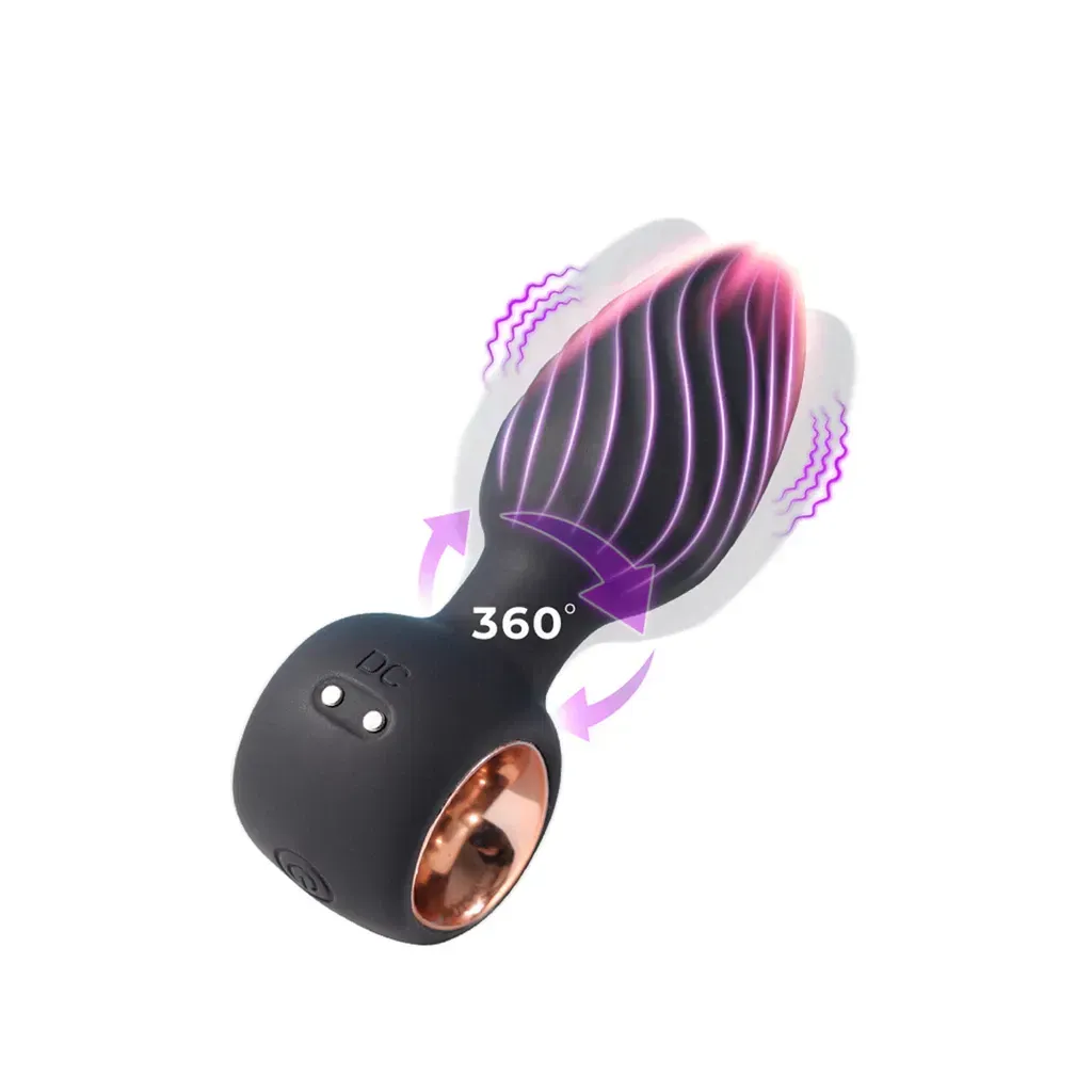 plug anal giratorio con anilla de tracción