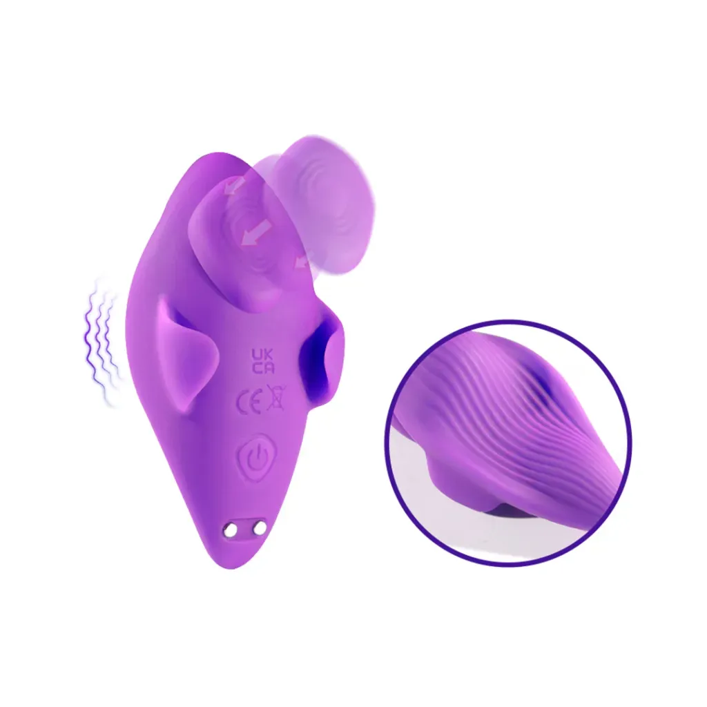 VIBRADOR PARA ROPA INTERIOR con control remoto y app. carga usb magnética